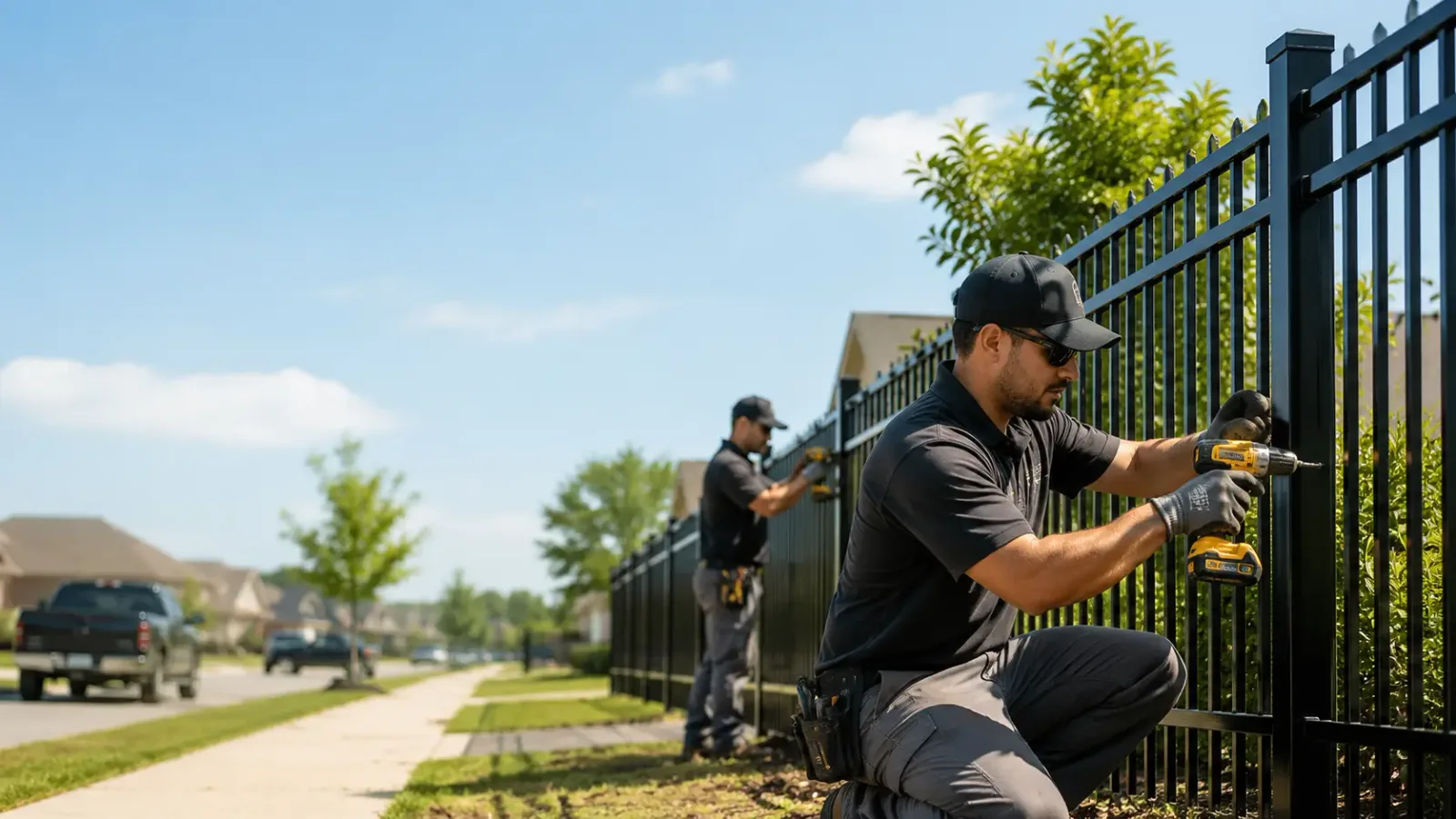 Metal Fence Installation in Fayetteville, PA